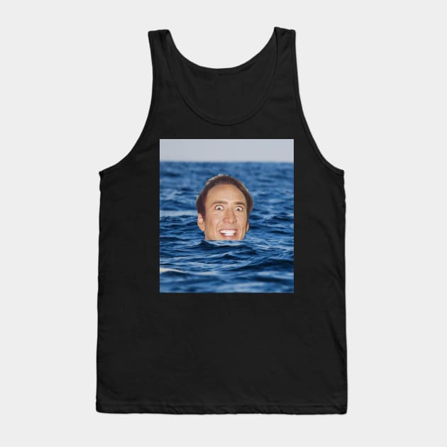 Nicolas Cage Sea Tank Top by AlternativePunk